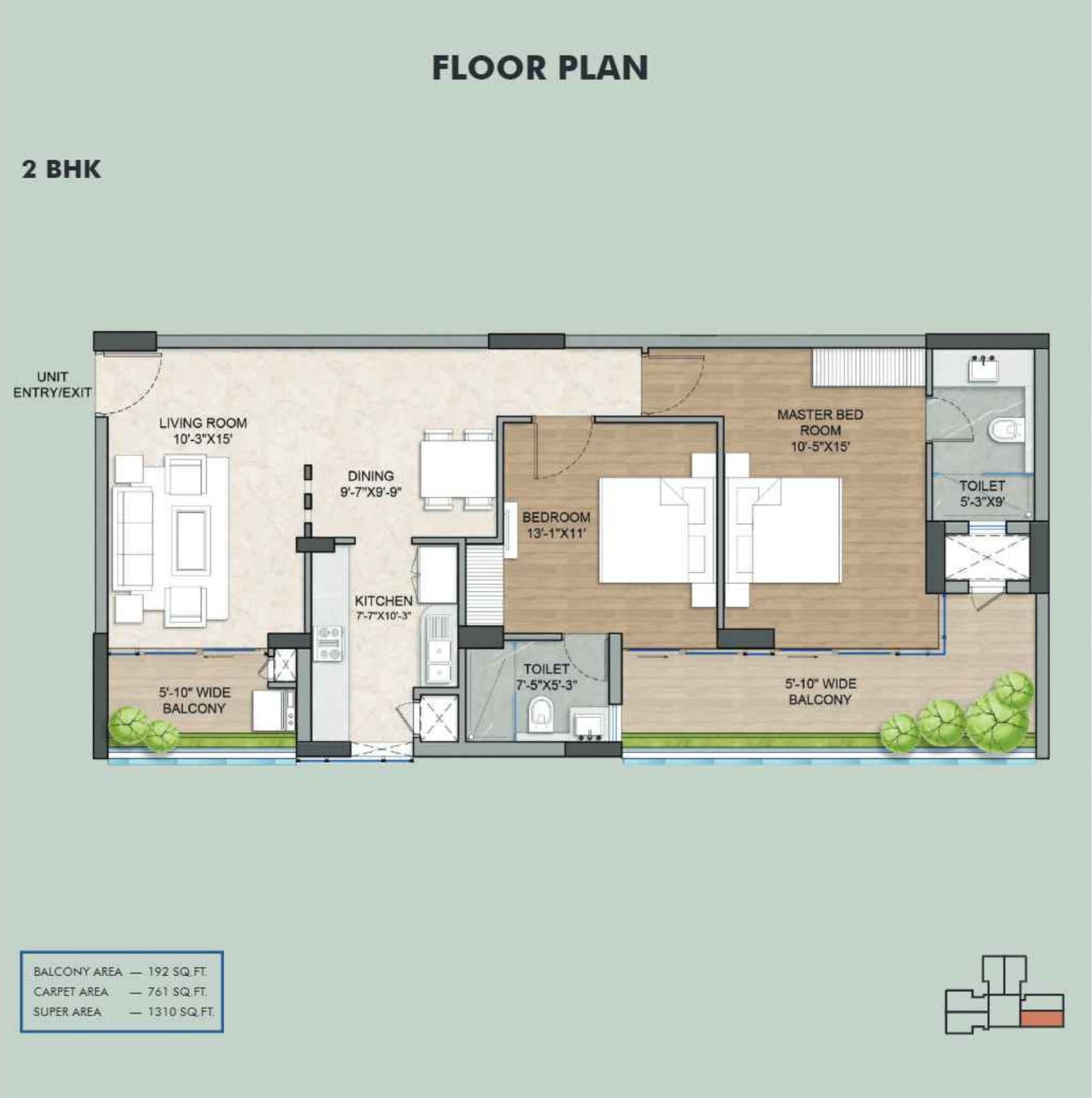 2 BHK