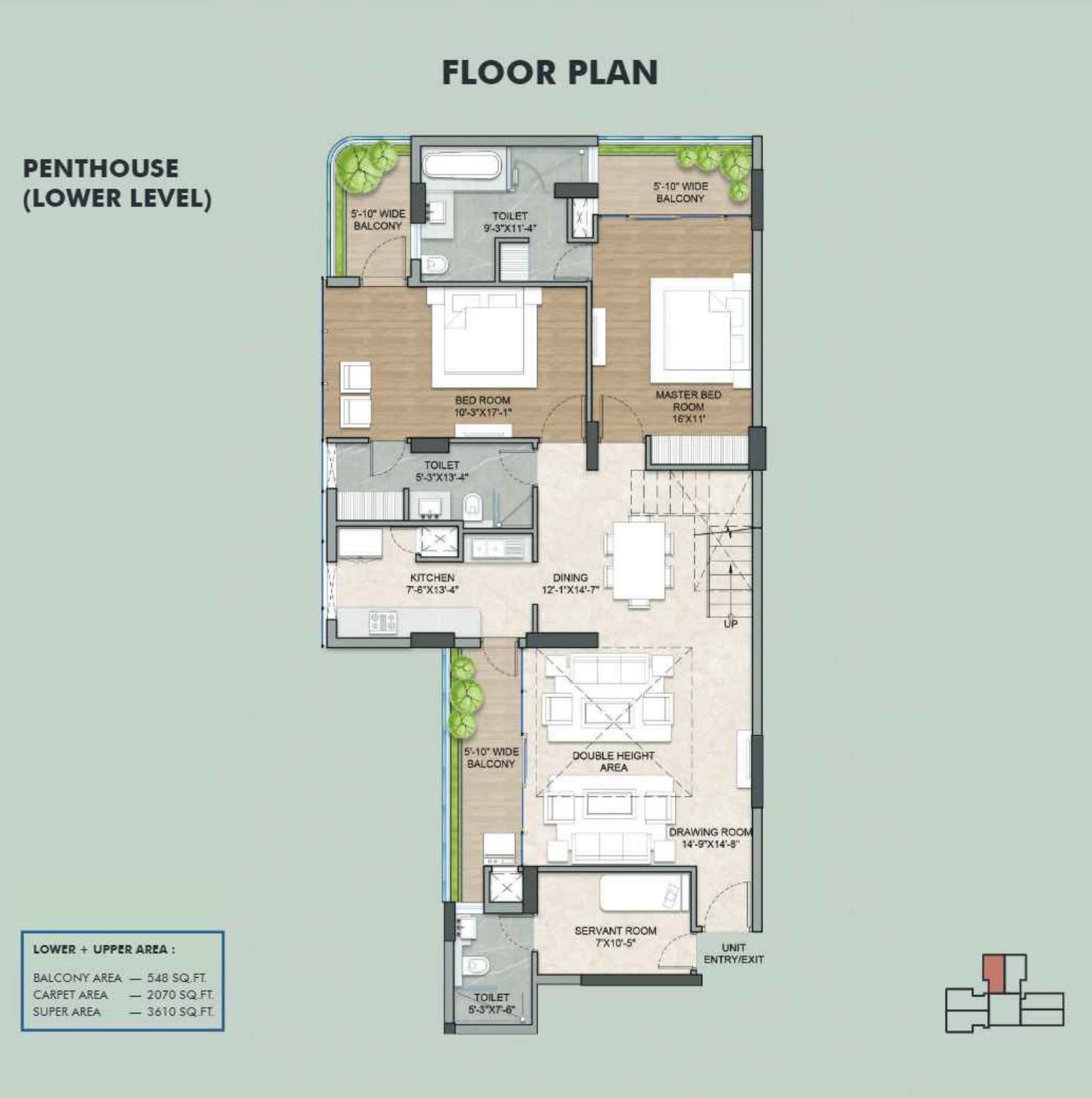 4 BHK Penthouse