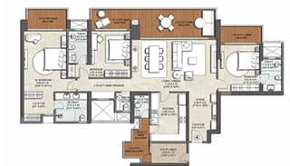 1/3/4 BHK