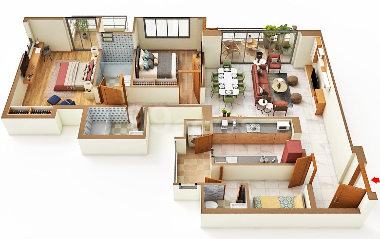 2/3/4 BHK