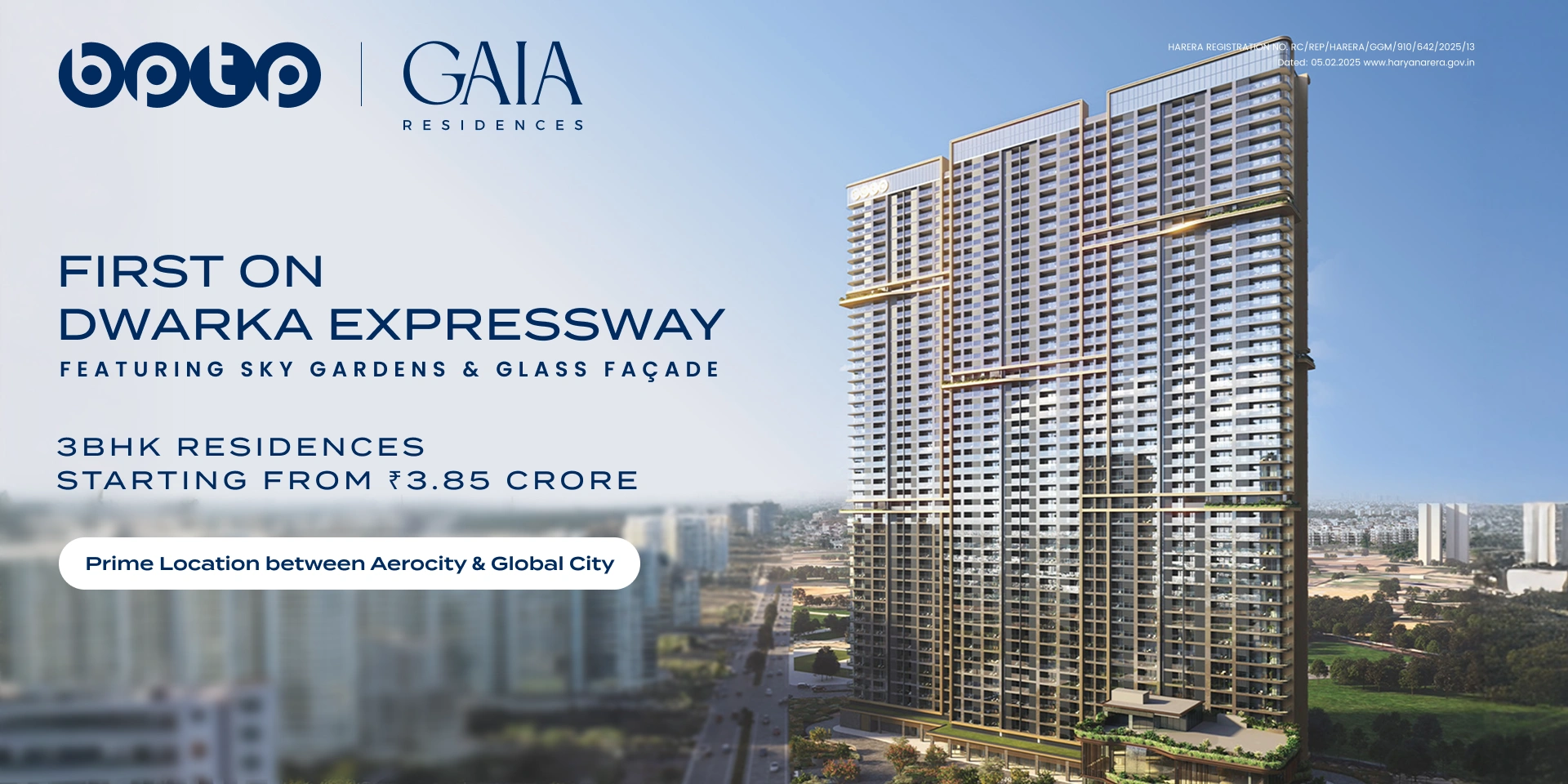 Why Invest in BPTP GAIA Residences Sector 102 Gurgaon in 2025?
