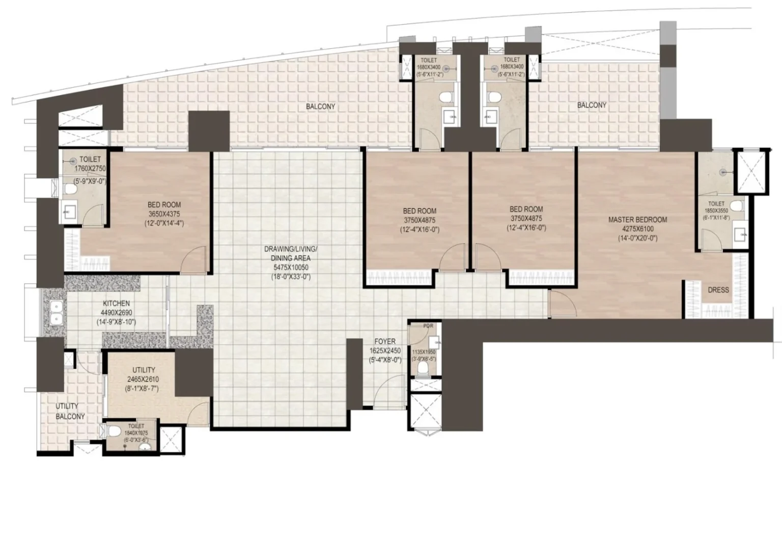 4/5 BHK