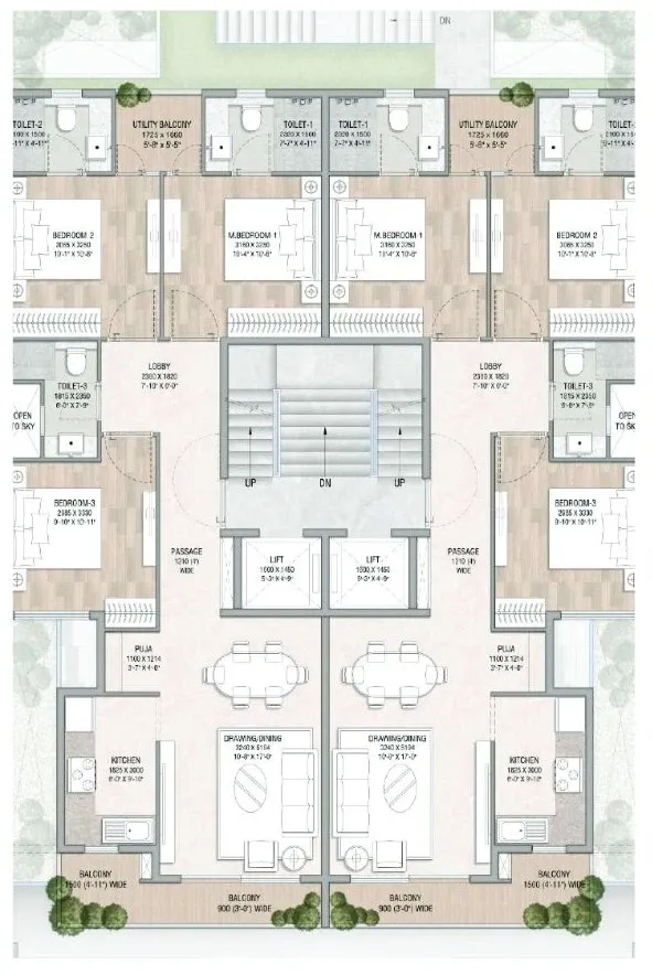 2/3 BHK