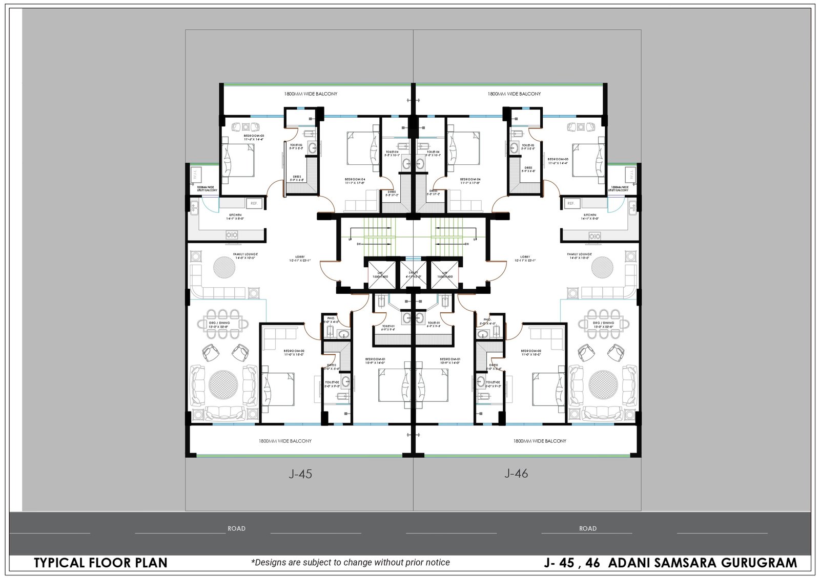 4 BHK + Servant