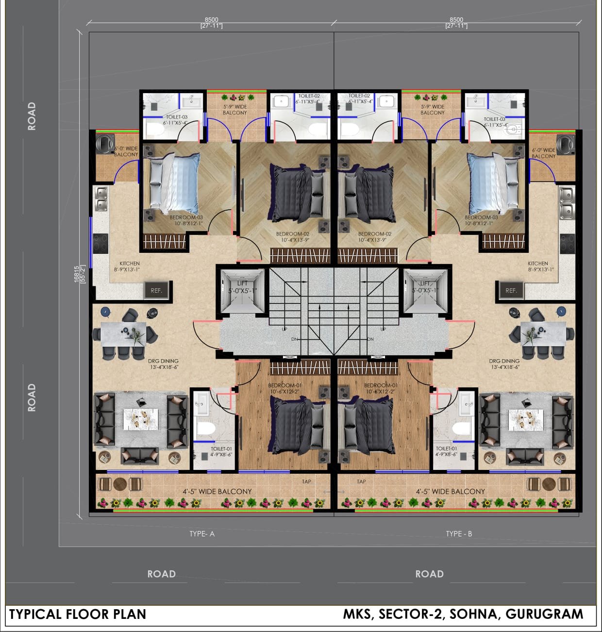 3 BHK Luxury Apartments