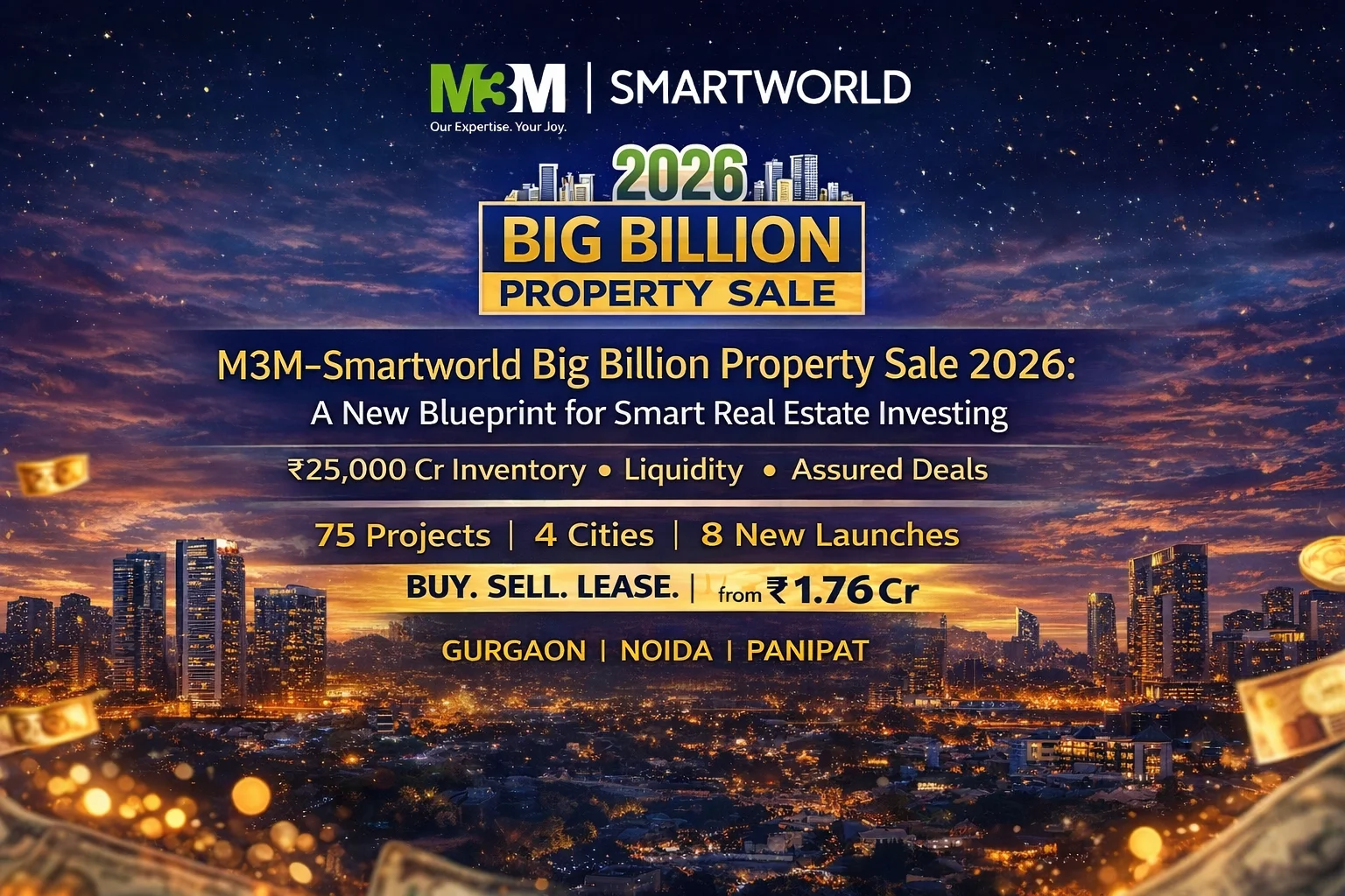 M3M–Smartworld Big Billion Property Sale 2026: A New Blueprint for Smart Real Estate Investing