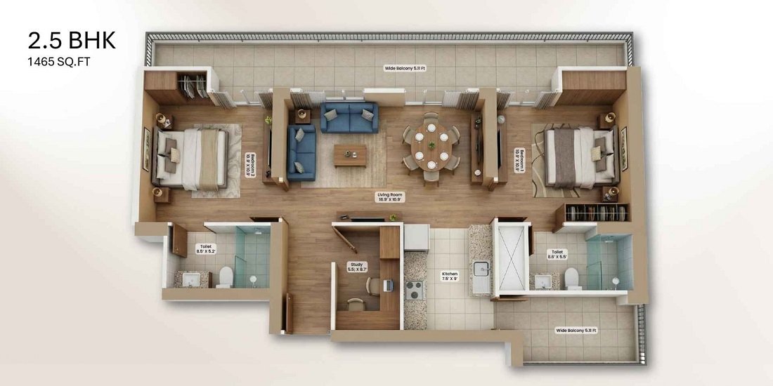 2.5BHK