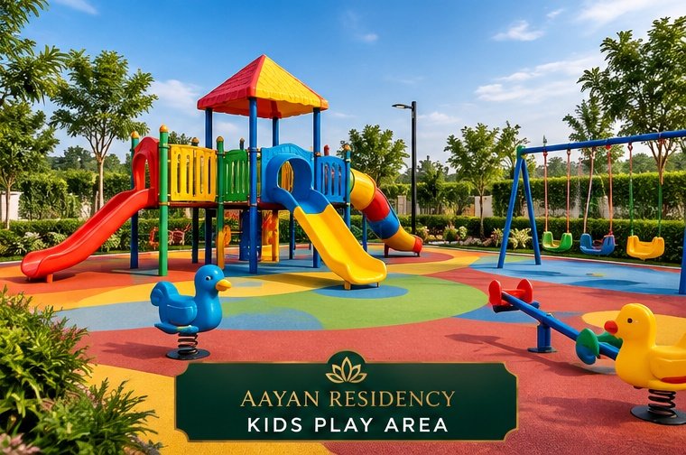 Aayan Residency kids play area
