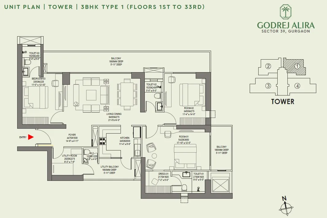 3.5 BHK