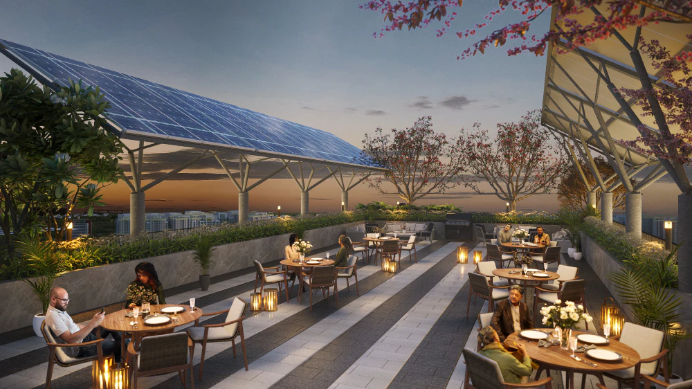 Keystone Seasons Landscaped terrace